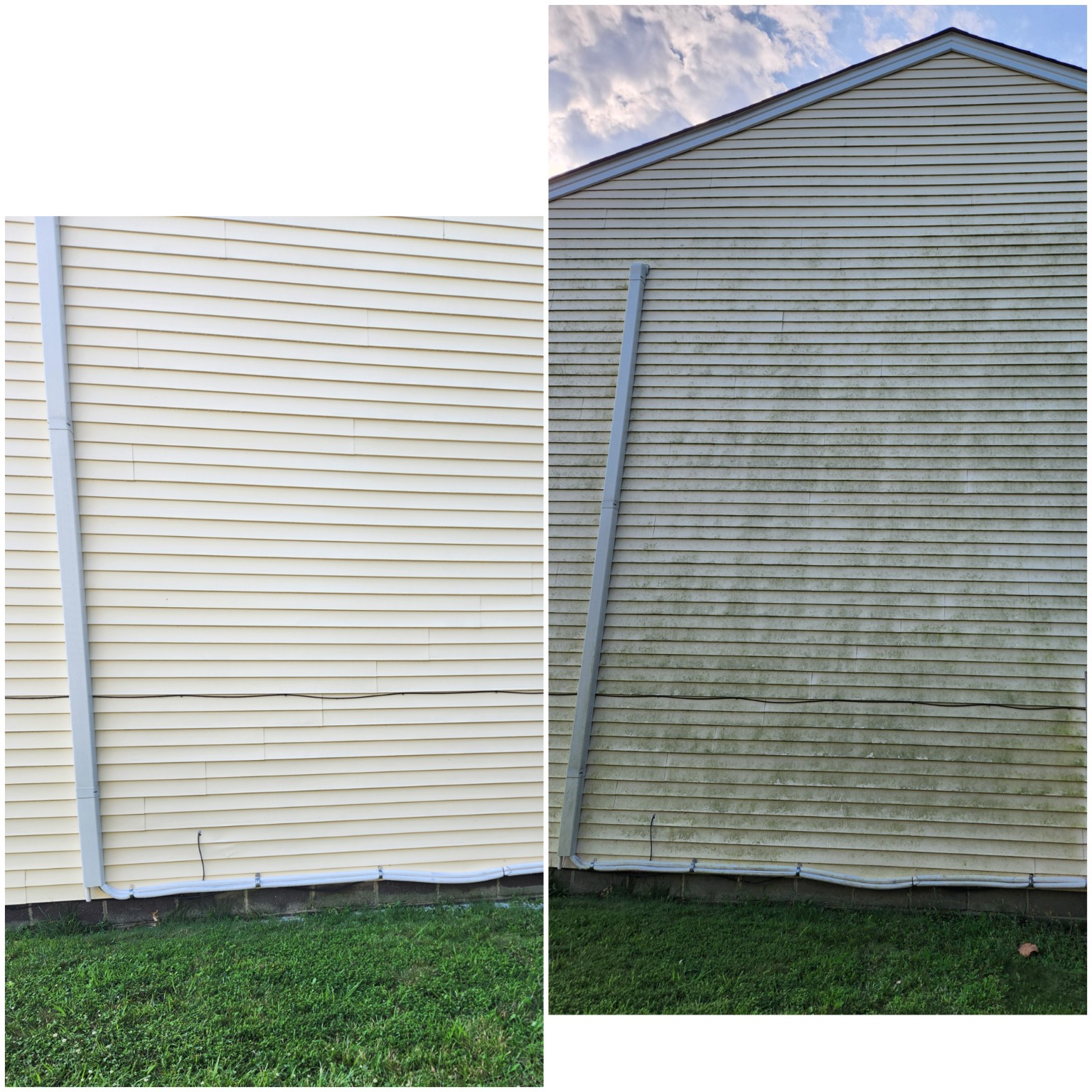 house washing before and after